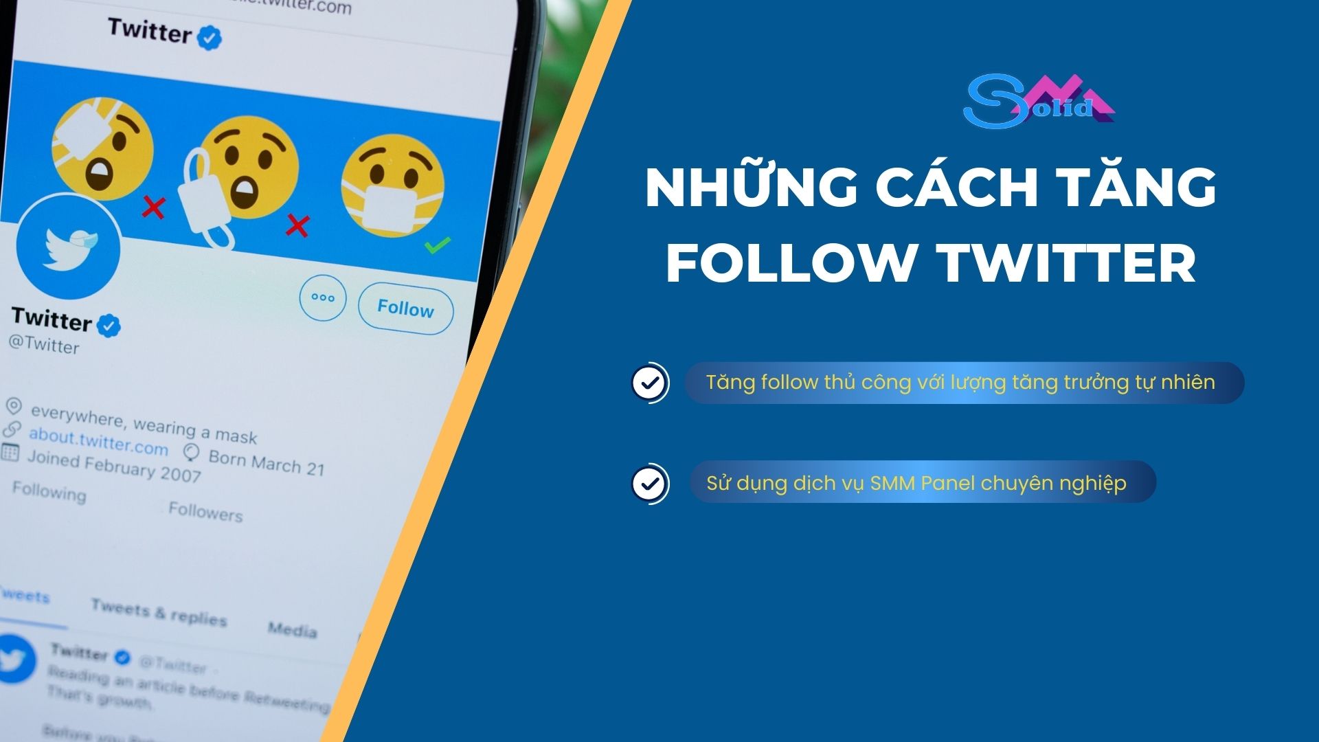 Những cách tăng follow Twitter